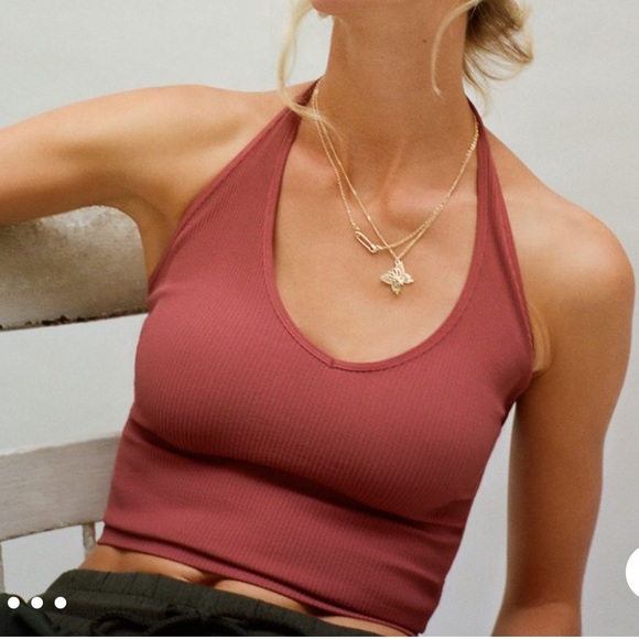 Urban Outfitters Tops - UO Out From Under Jackie Seamless Halter Bra Top